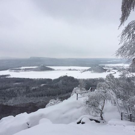 Gasthaus & Pension Zirkelstein Schöna Exteriör bild